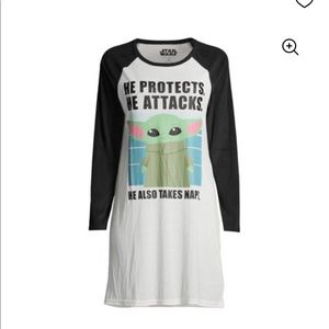 Brand New Baby Yoda Sleep Shirt